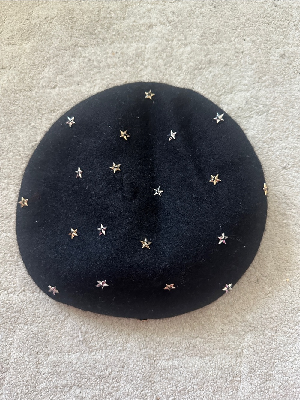 Target Black Star-Studded Kids Beret